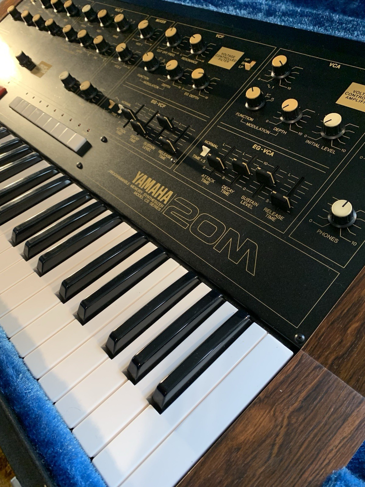 1979 Yamaha CS20M Vintage synthesizer Complete work free shipping