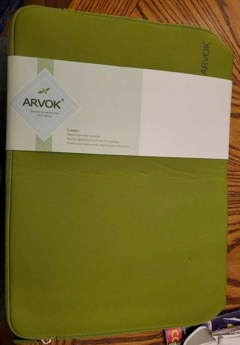 Arvok 15 1/2" x 11 1/2" Inch Laptop Sleeve Case Lime Green