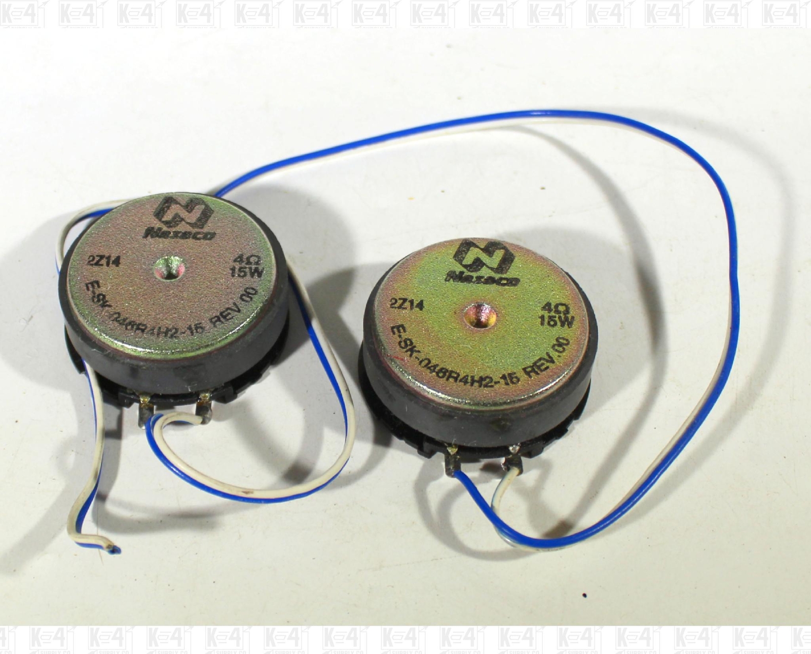 Nasaco 4 Ohm 15 Watt Tweeter Speakers 1.75 Inch Diameter Lot Of 2