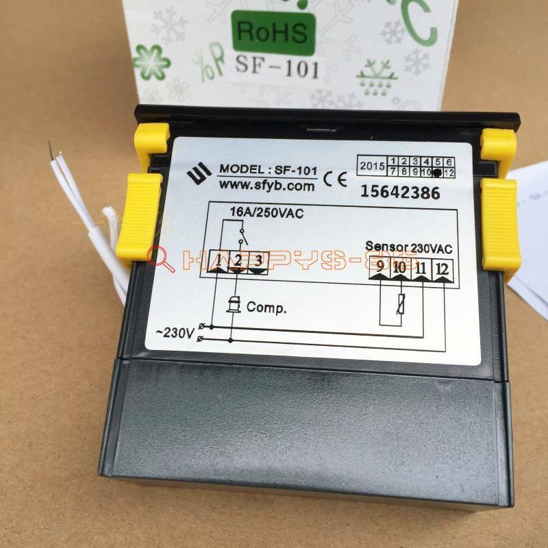 One Shangfang SF-101 (16A) Temperature Controller Thermostat New