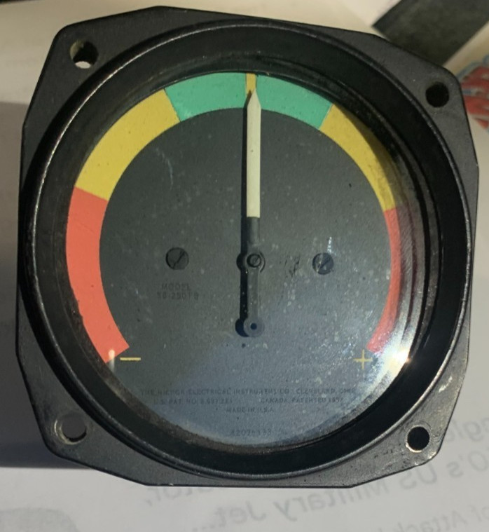 Vtg.  Military Avionics “Lateral Error Indicator” Hickok Electrical Co. [e-11]