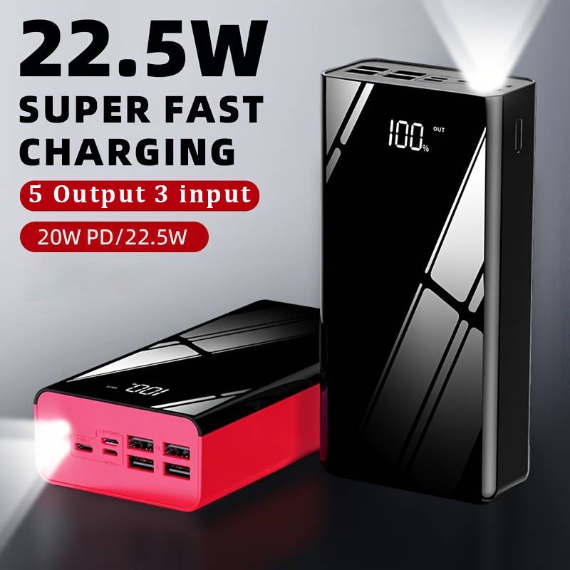 NIFFPD 1000000mAh Power Bank Fast Charging External Battery Pack For Cell Phone