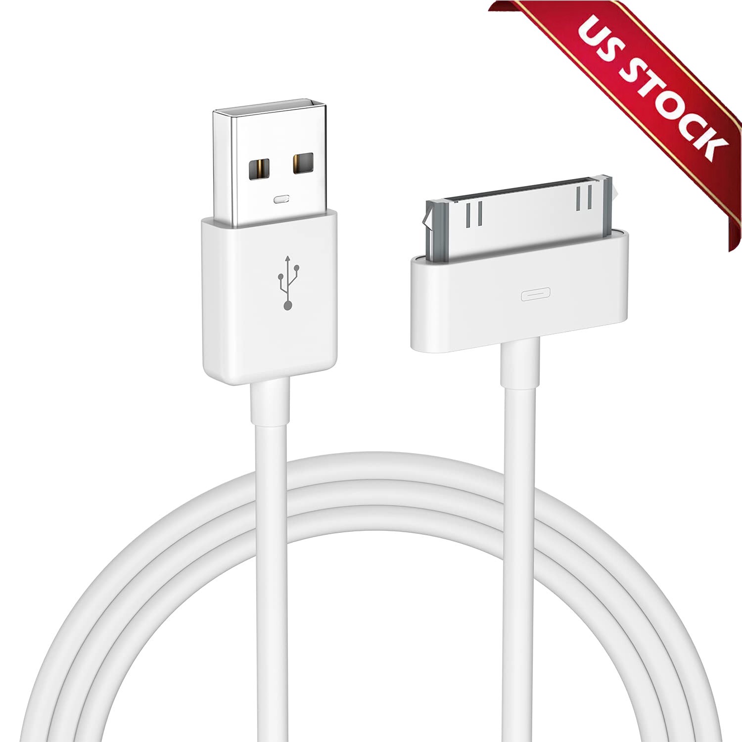 3FT 30 pin USB Charging Data Cable Cord for iPad 1/2/3 iPod Nano 1-6