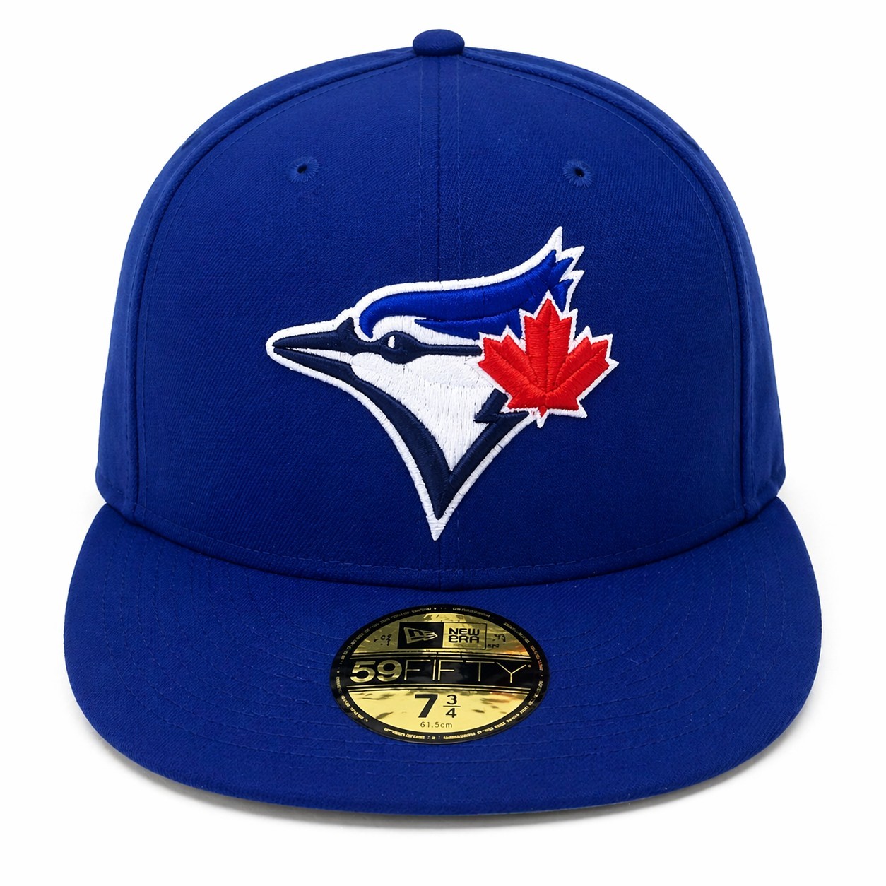 New Era Toronto Blue Jays MLB Baseball Hat Cap 59FIFTY Royal Blue Fitted 7 3/4