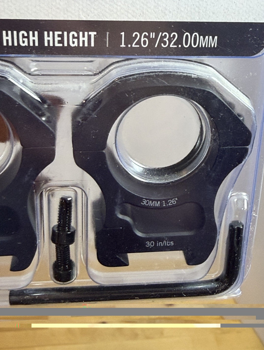 Vortex Optics PR-30H Pro Series Riflescope Rings