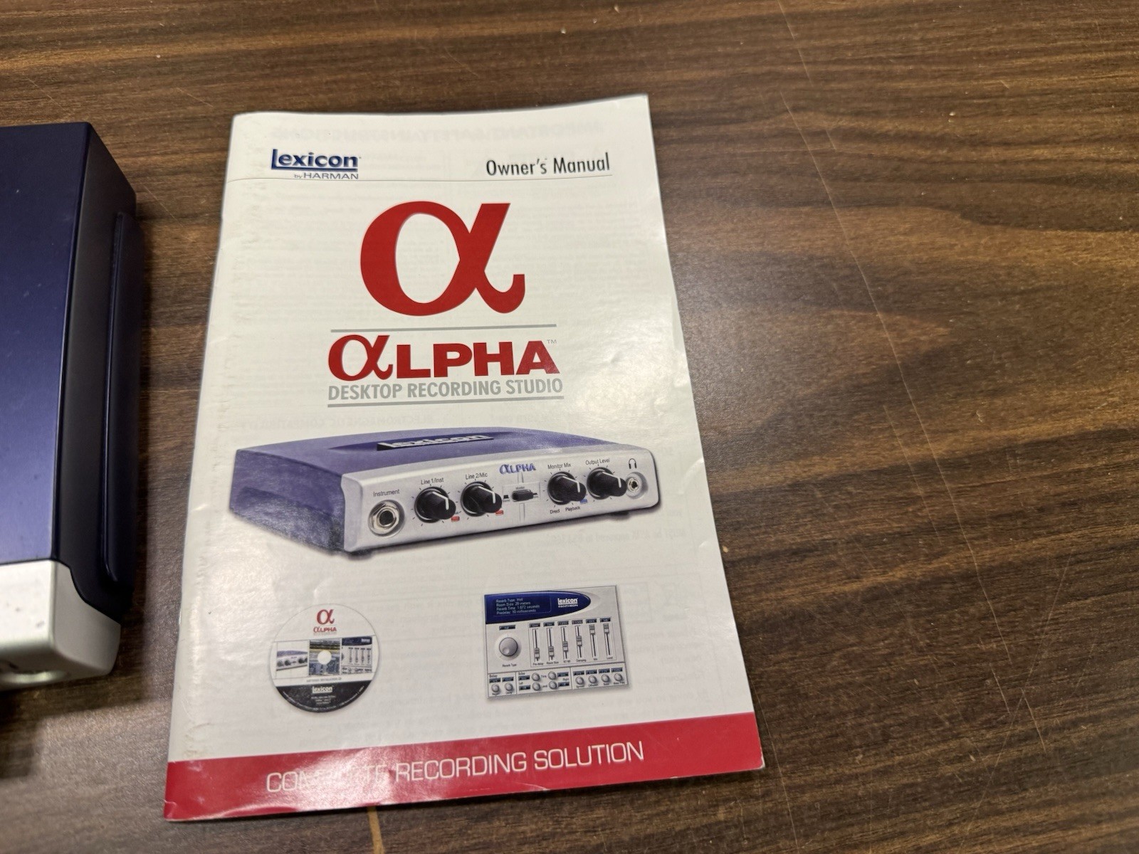 Lexicon Alpha USB Digital Recording Interface - LEXALPHAV - w/USB Cable