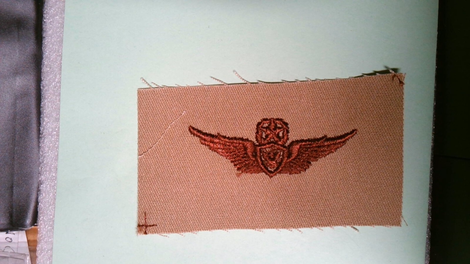 MILITARY PATCH SEW ON US ARMY MASTER AIR CREWMAN DESERT