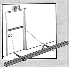 Exit Security Bar, SB-01-0036 for 36" Door