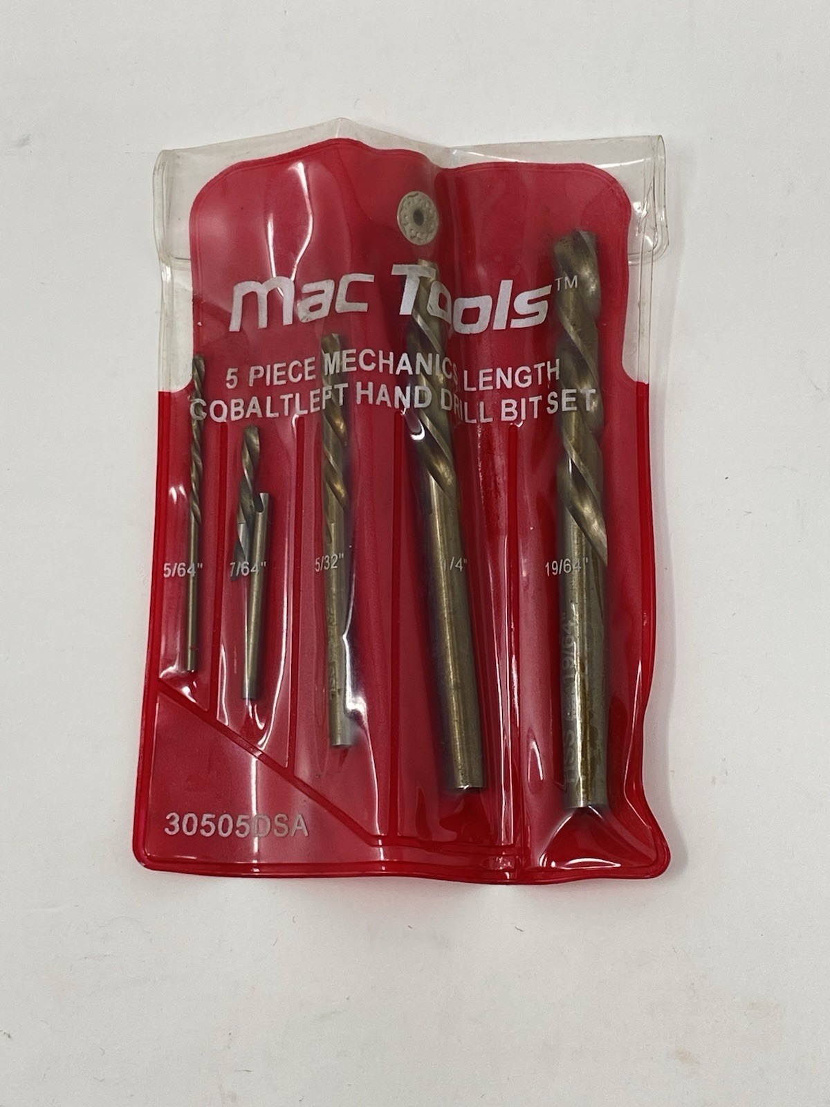 MAC Tools Mechanics Cobalt Left Handed Drill But Set