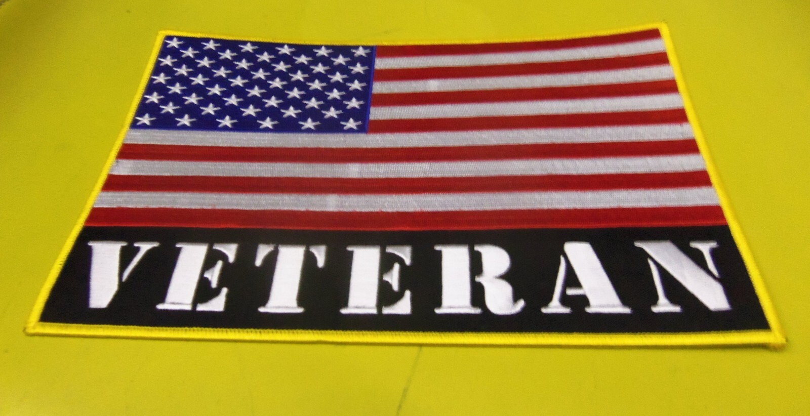 United States Veteran Flag Embroidered Back Patch
