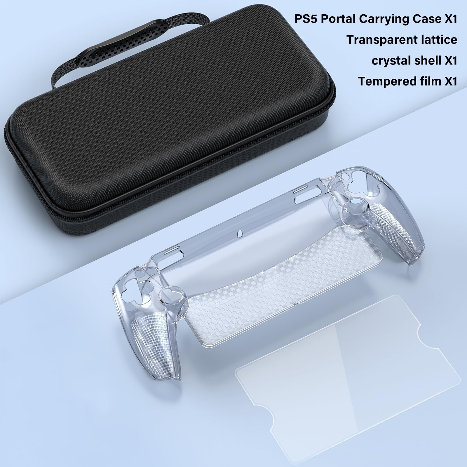 HEYSTOP Carrying Case for PlayStation Portal Remote Player Screen Protector 💯