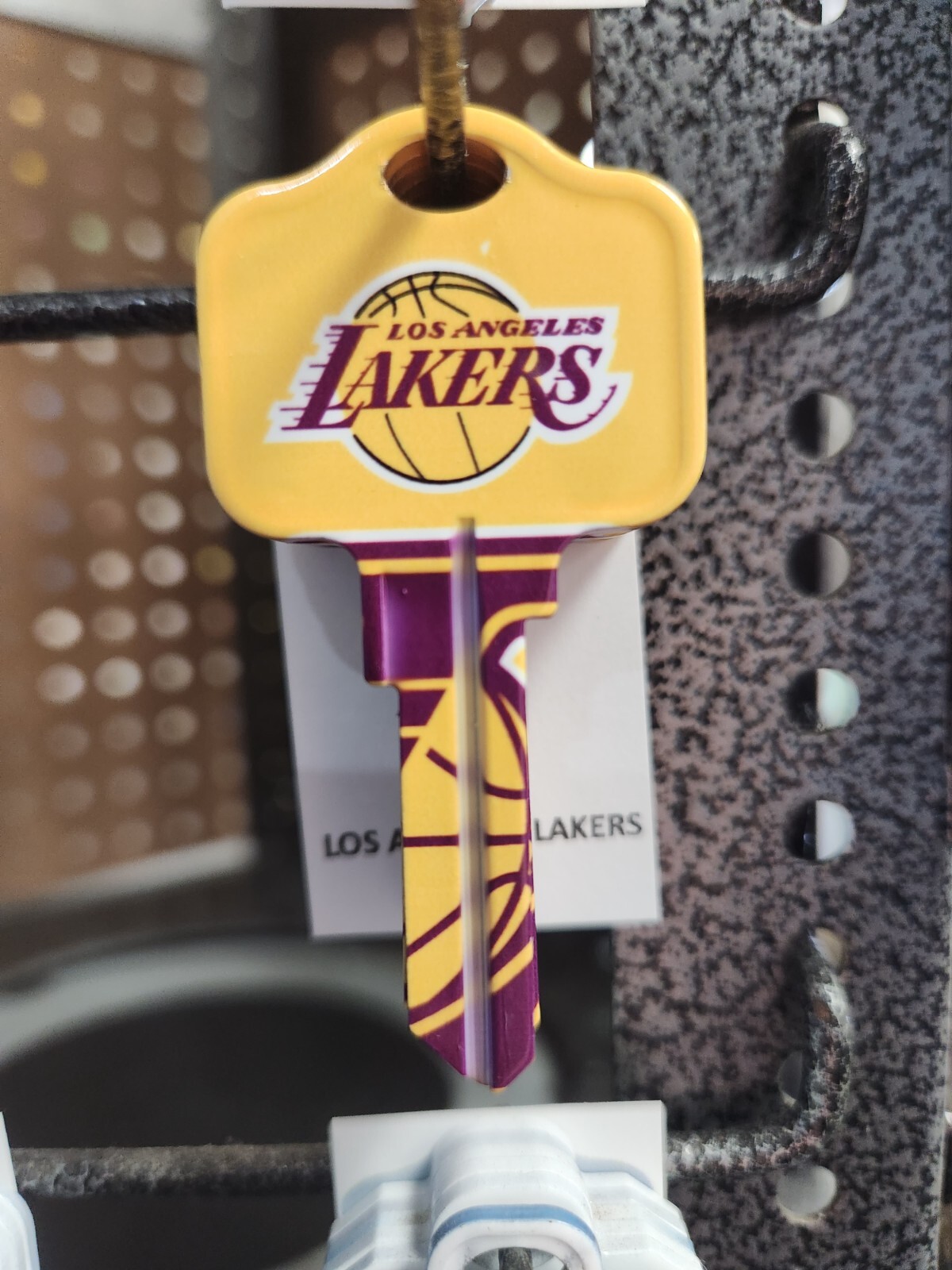 NBA LOS ANGELES LAKERS KWIKSET KW1/KW10 KEYBLANK - READ DETAILS BELOW