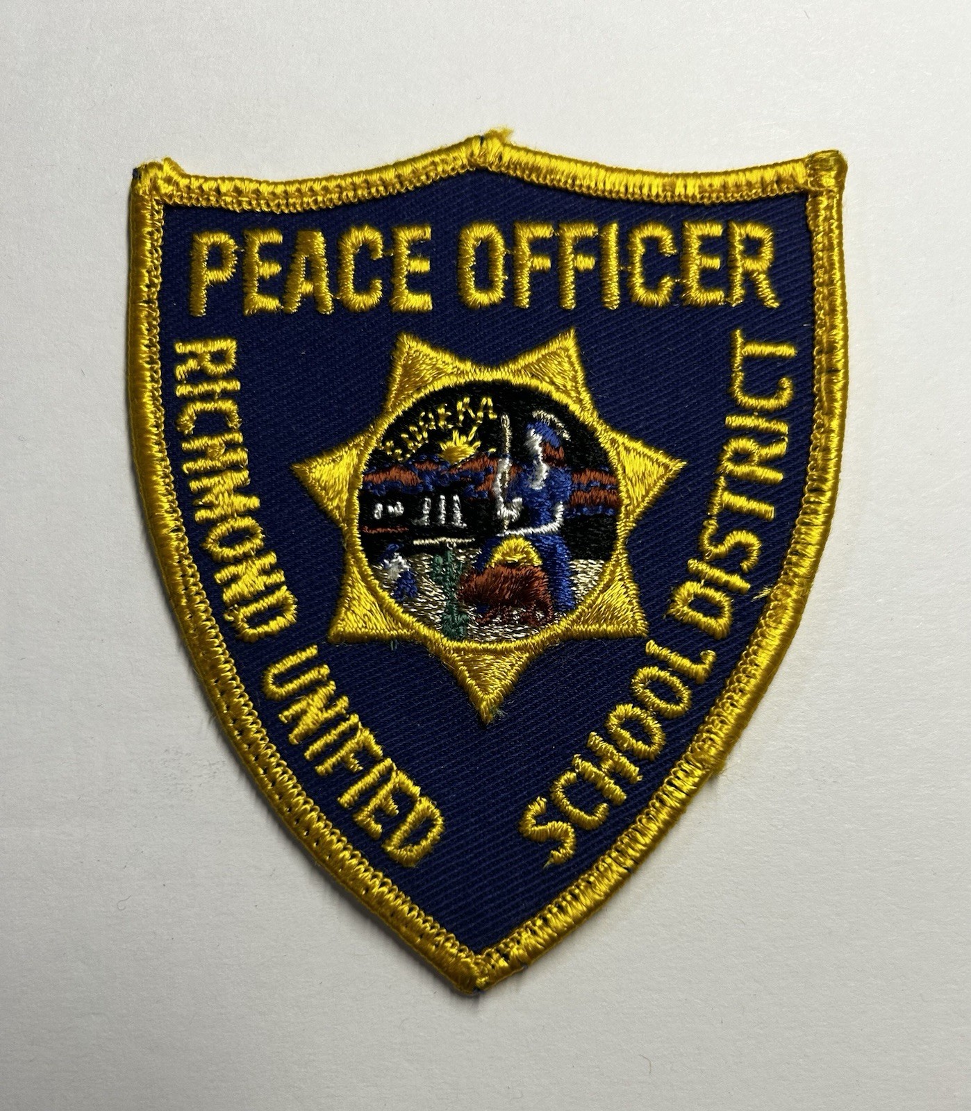 CALIFORNIA RICHMOND SCHOOL DIST PEACE OFFICER PATCH CONTRA COSTA COUNTY #PDD47