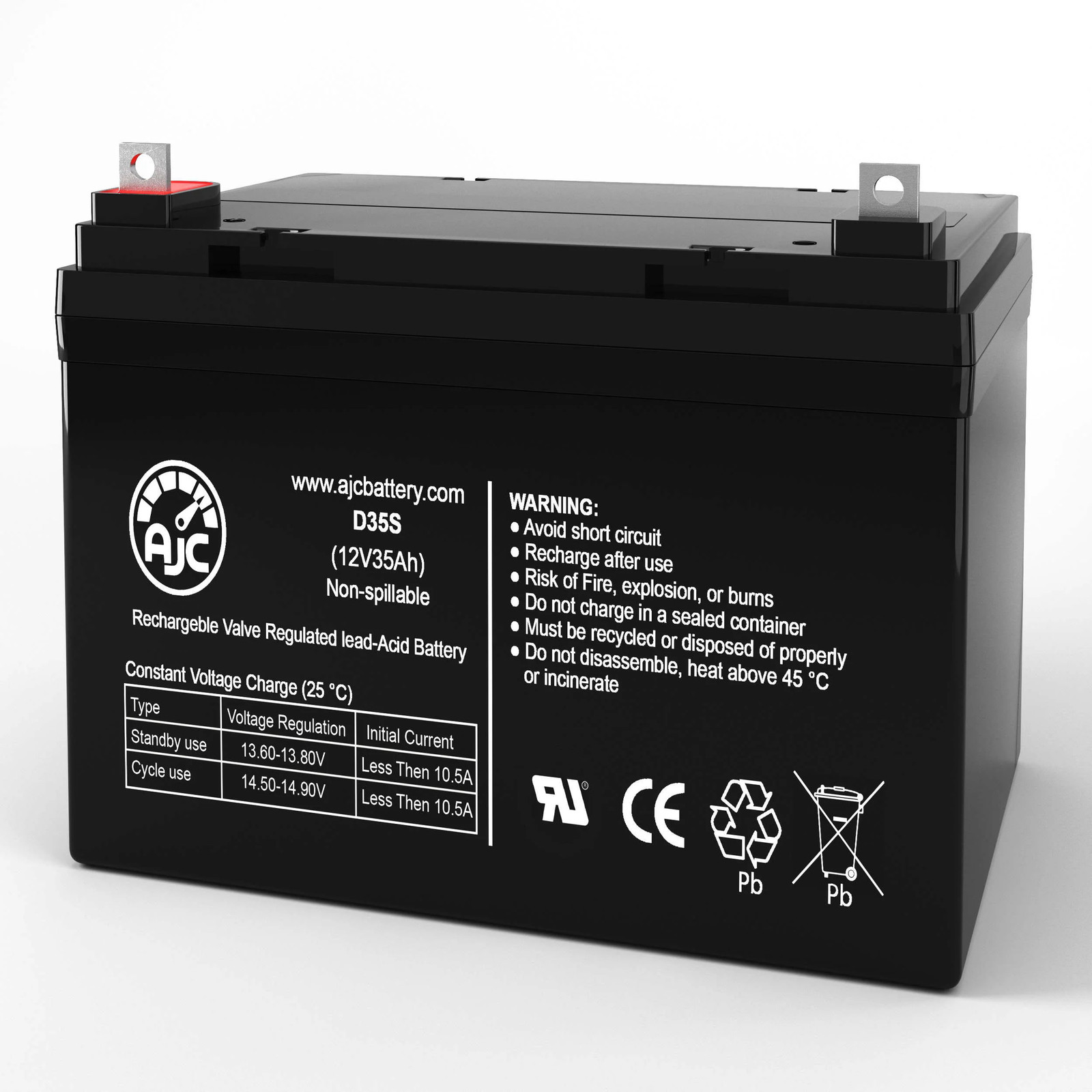 AJC Battery Compatible with AJC Battery Brand Replacement for Werker WKA Battery