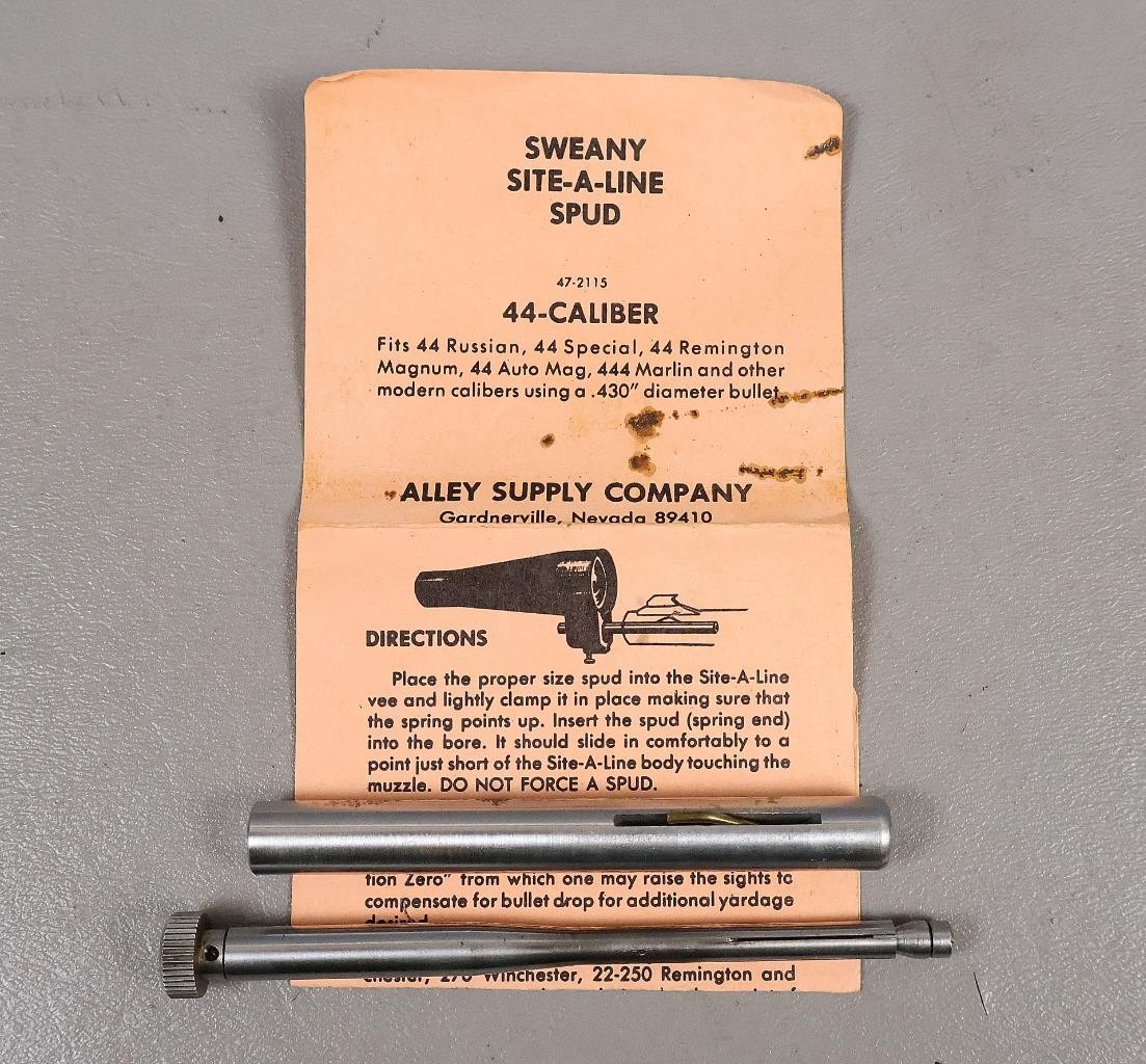 BORESIGHTER COLLETS / SPUDS 22 - 270 & 44  Caliber Bore Sighter for Scope