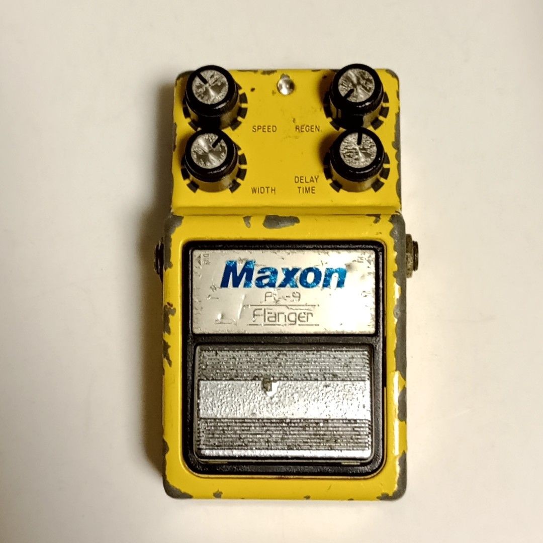 Maxon FL9 Flanger Black Label Used Guitar Effect Pedal Vintage Made in Japan