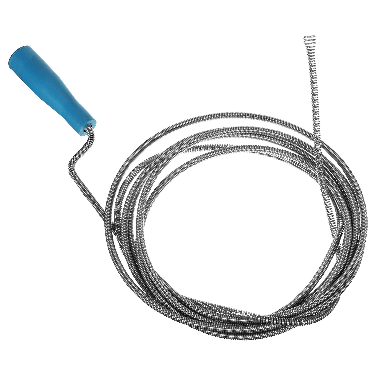 Drain Augers 4.4m Manganese Steel Drain Clog Remover Tool Blue