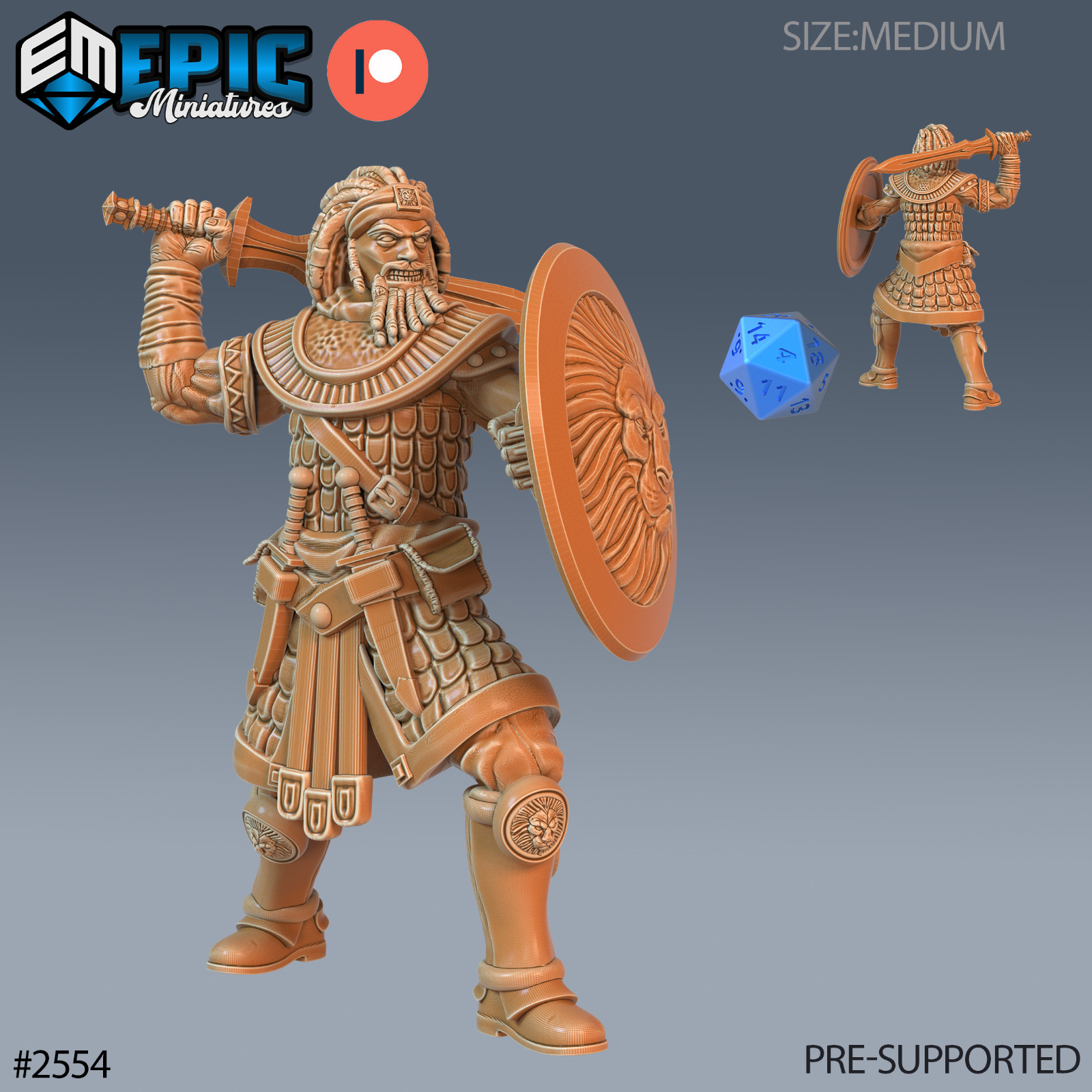 Tribe Guard C | Epic Miniatures | RPG D&D Pathfinder Wargaming | 25-28mm