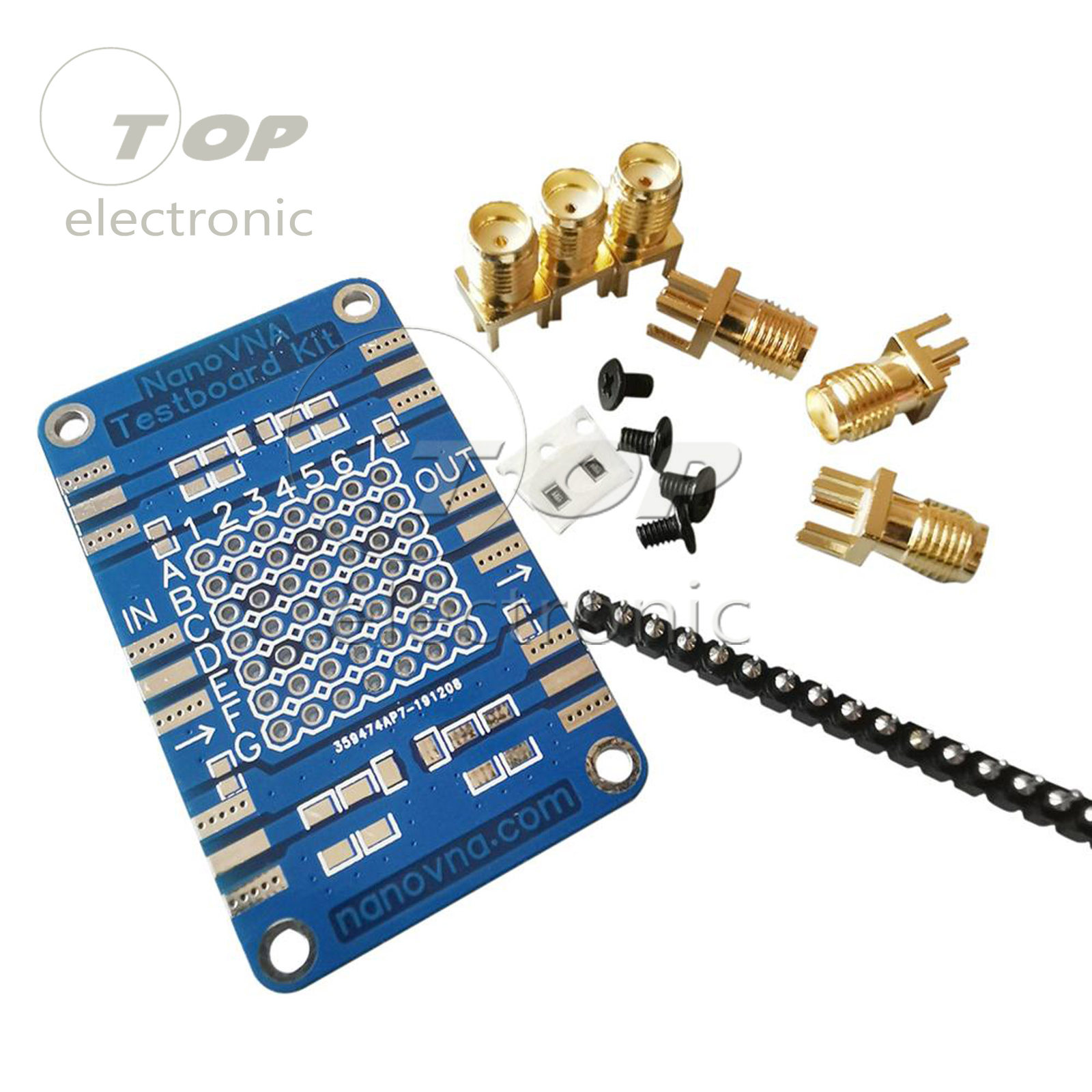 NanoVNA Testboard Kit Tool Durable Accurate Network VNA Analysis Test Demo Board