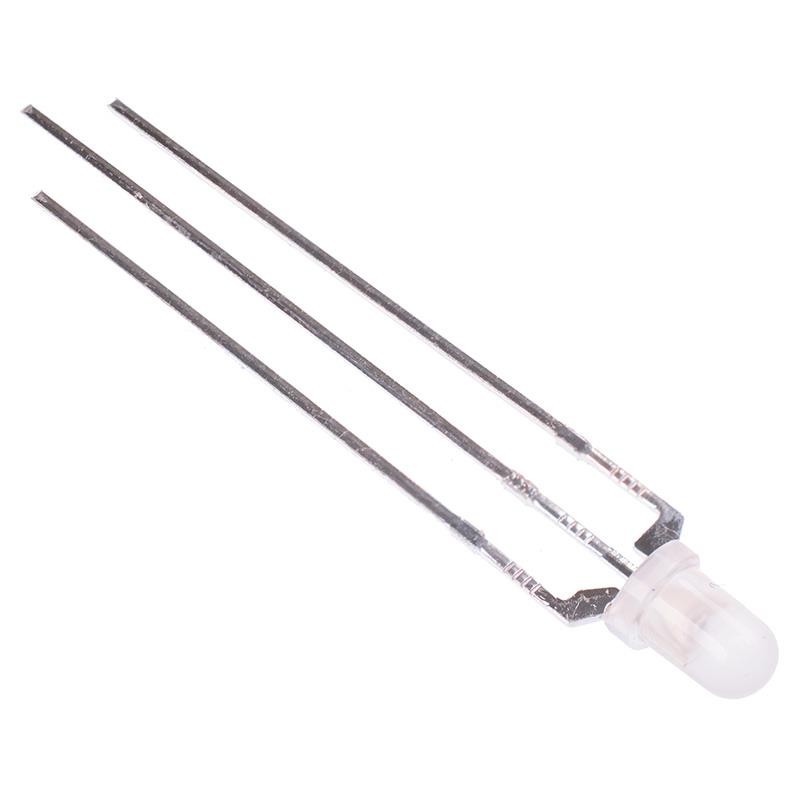 50 x Red/Green Bi-Colour 3mm Diffused LED Common Cathode