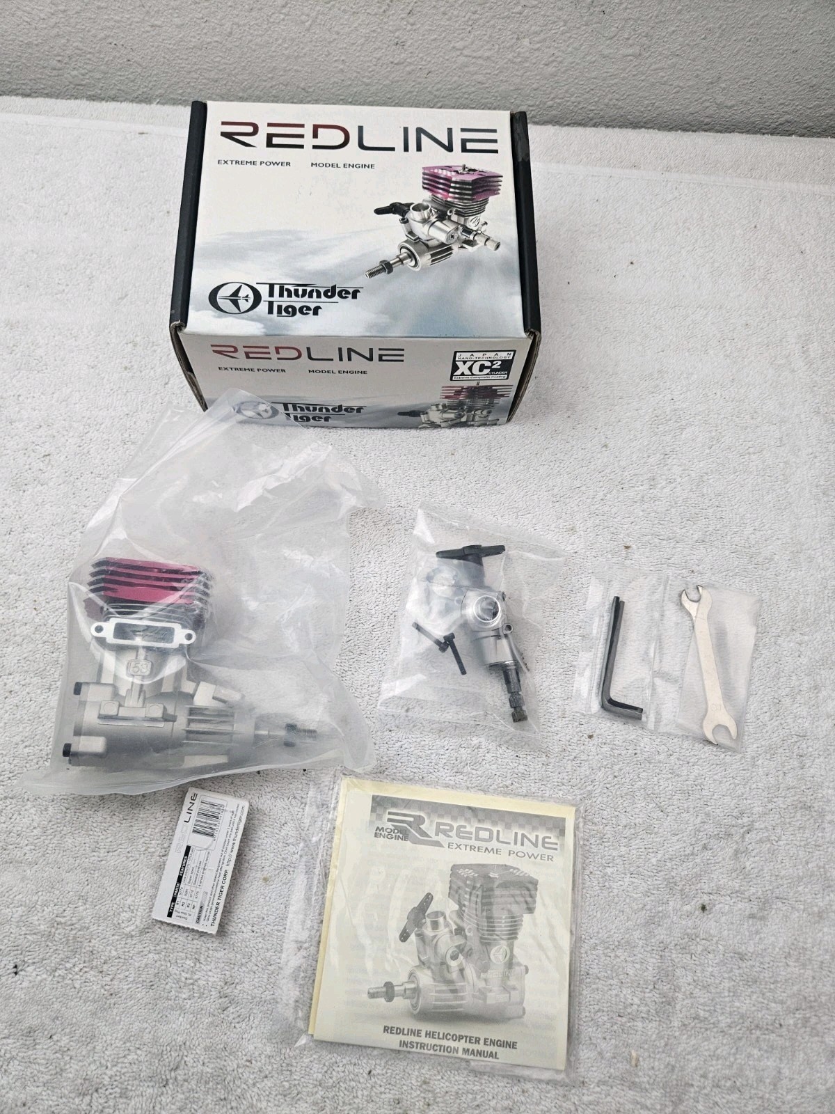 THUNDER TIGER REDLINE RL -53H  9606 RC ENGINE    NEW IN OPEN BOX