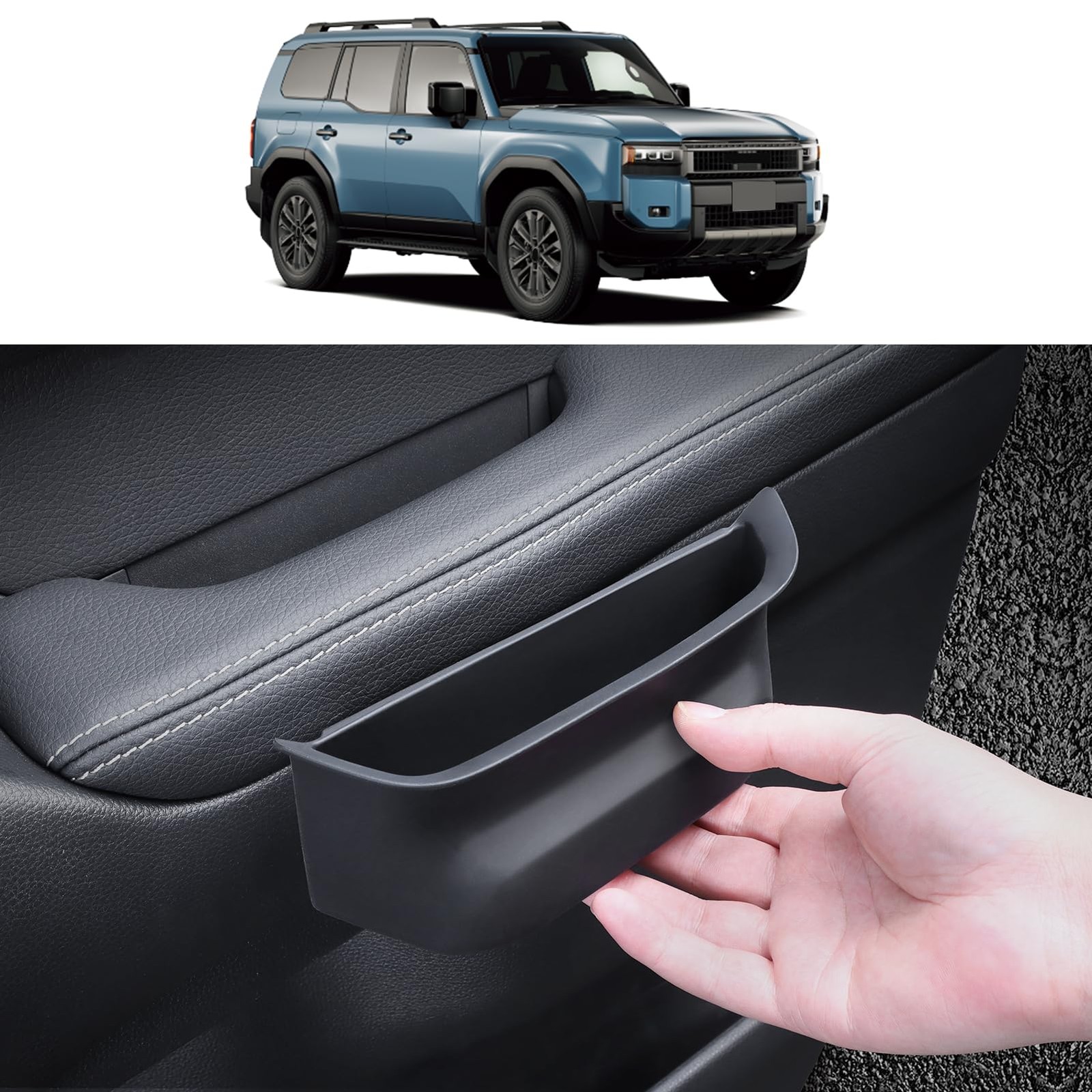 Car Door Storage Silica Pad for 2024-2026 Toyota Land Cruiser 250 1958 Prado ...