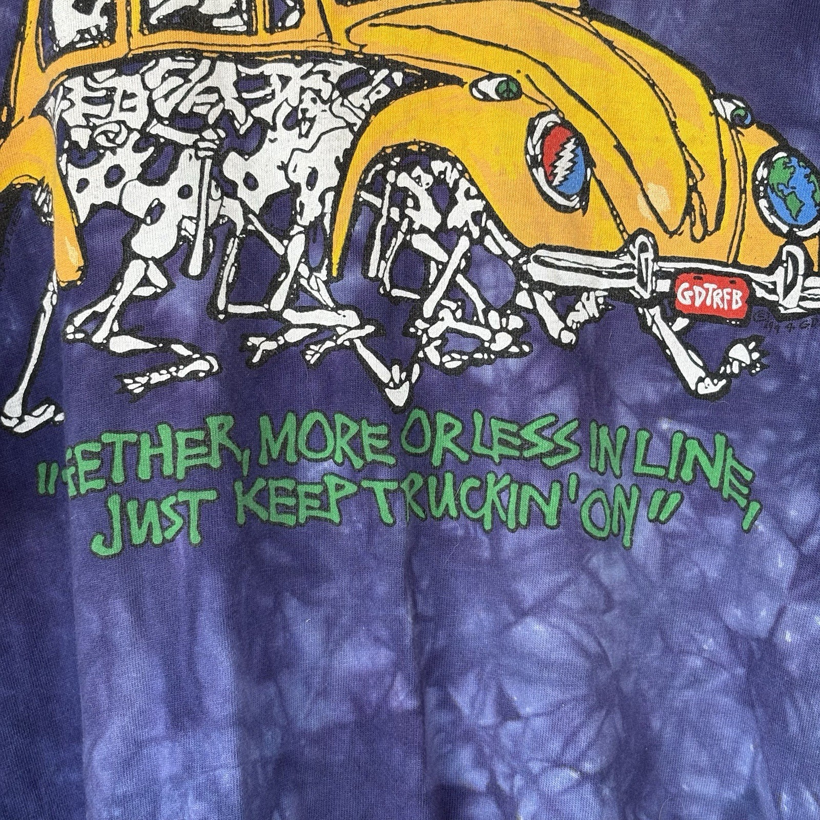 Grateful Dead Vintage 1994 Liquid Blue Two Sided XL