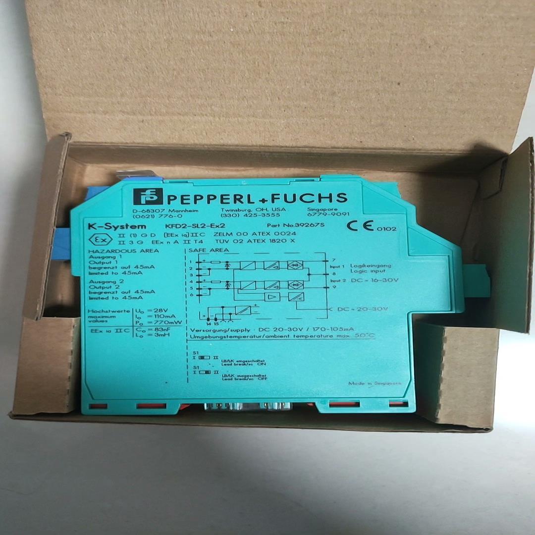 NEW PEPPERL + FUCHS KFD2-SL2-EX2 184258 Safety Barrier