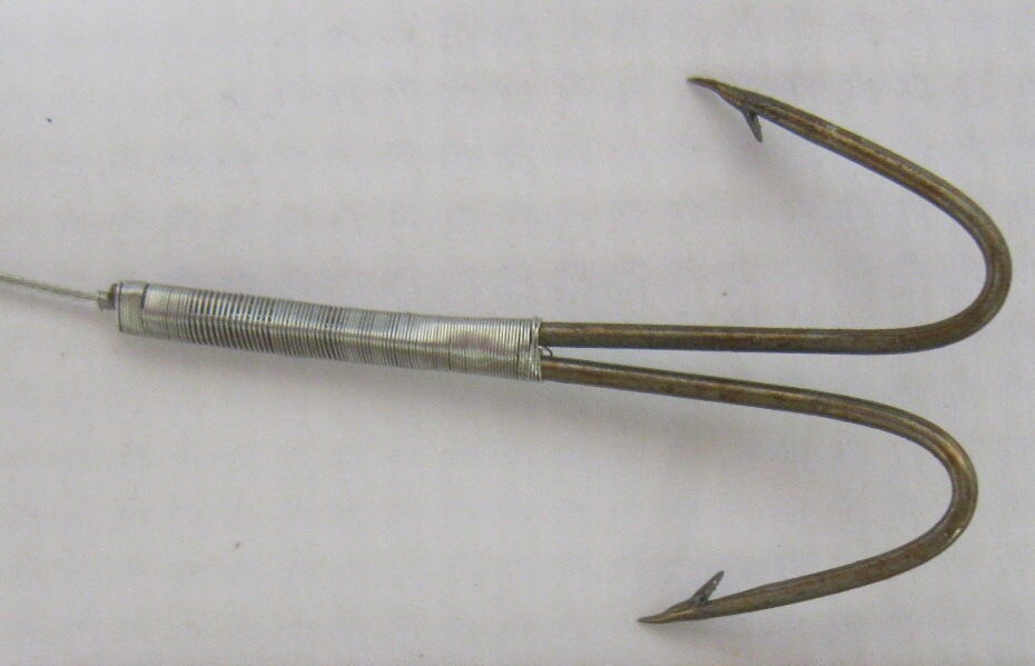 CHALLENGER LURES ENGLISH STYLE DOUBLE WIRE SNELLED GORGE HOOKS PICK SIZE