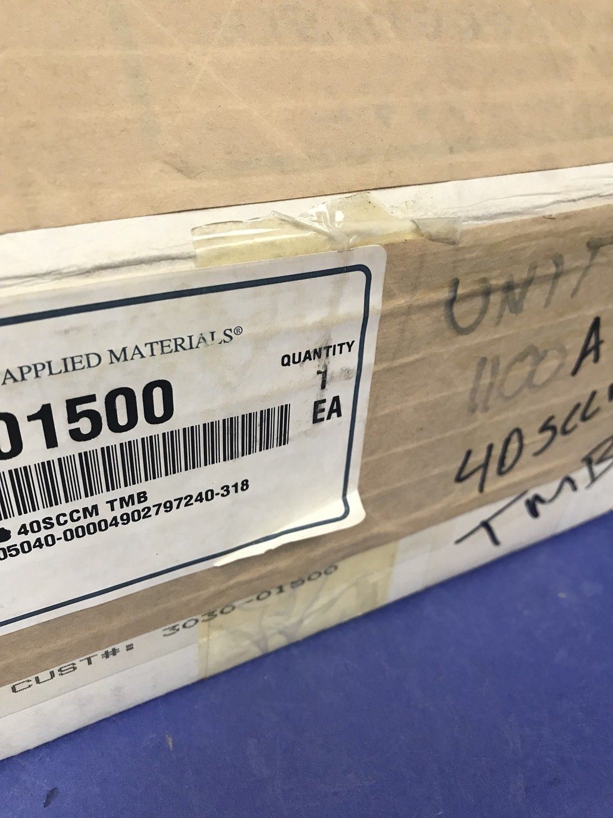 Unit UFC-1100A Mass Flow Controller, TMB, 40 SCCM, Refurbished