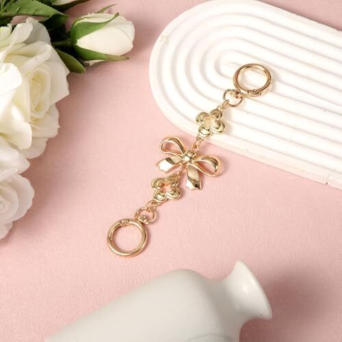 Bag Extender Chains, Purse Strap Extenders Bow Pattern Purse Extender Chain