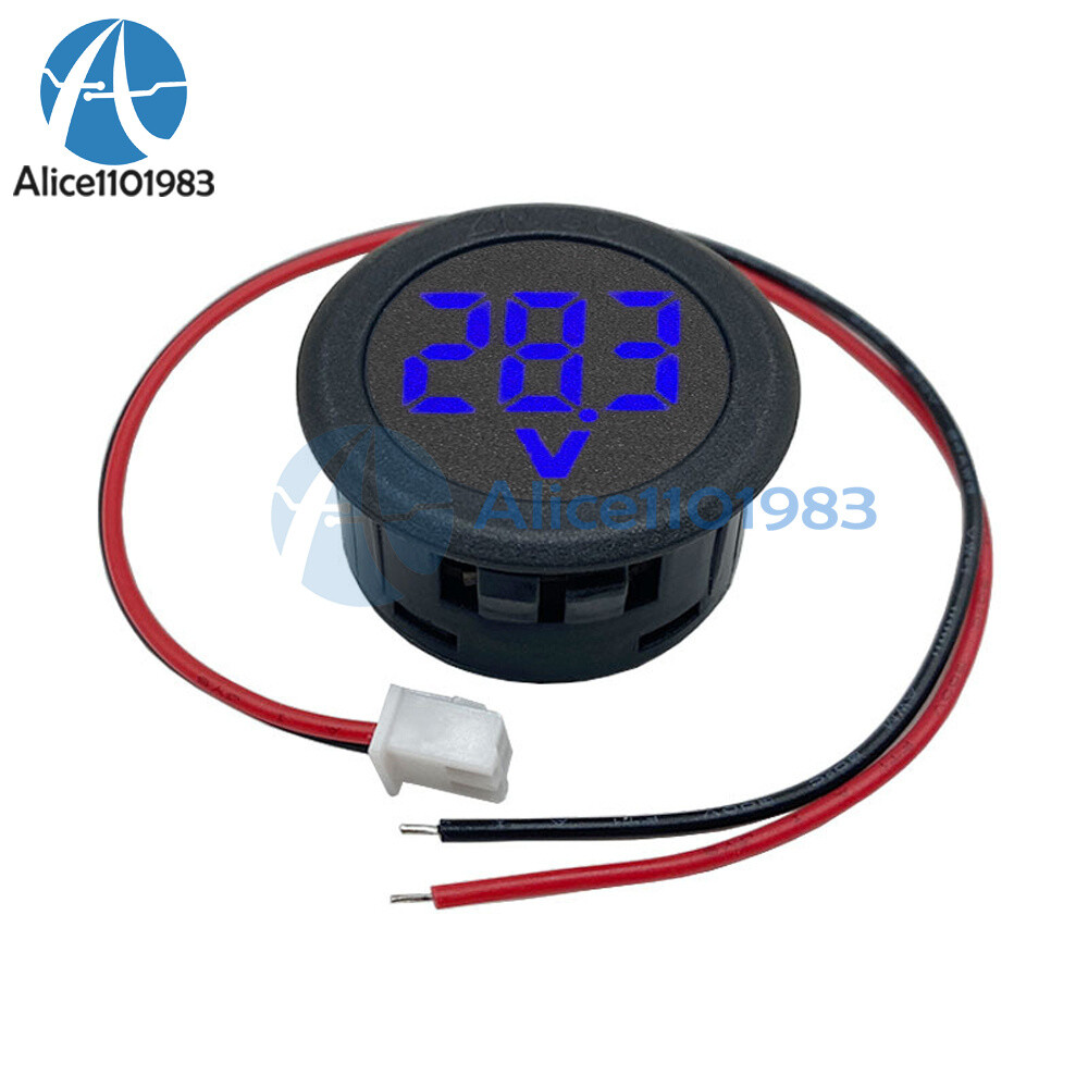 DC5V-100V Voltmeter Digital Display Voltage Meter Tester Panel Voltage Indicator