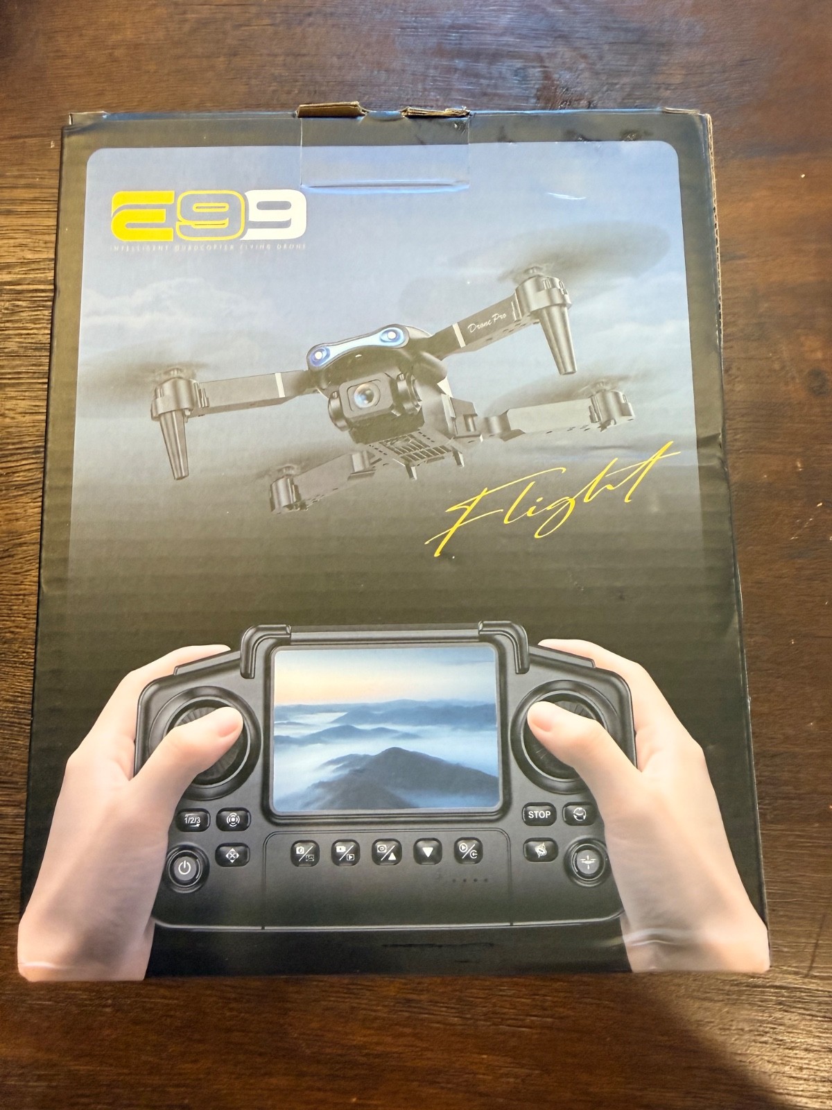 E99 Drone Black with case NEW