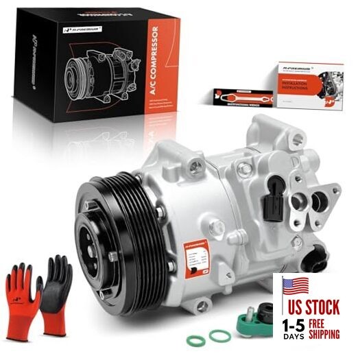 A/C Compressor with Clutch Compatible with Scion tC 2.5L 2011-2016 Coupe