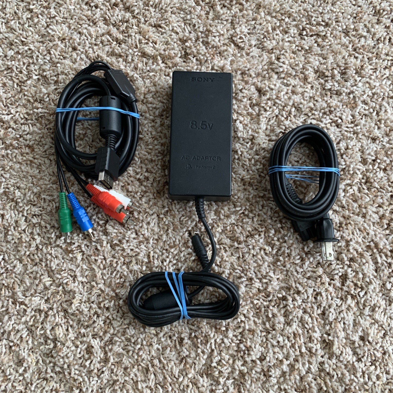 OEM PlayStation 2 PS2 Slim 8.5V Power Adapter SCPH-70100 w/ Composite Tested