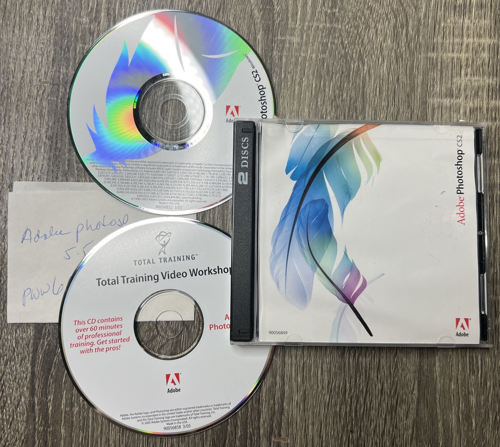 Adobe Photoshop CS2 for Windows w/ Serial Number + Total Training Video Guide