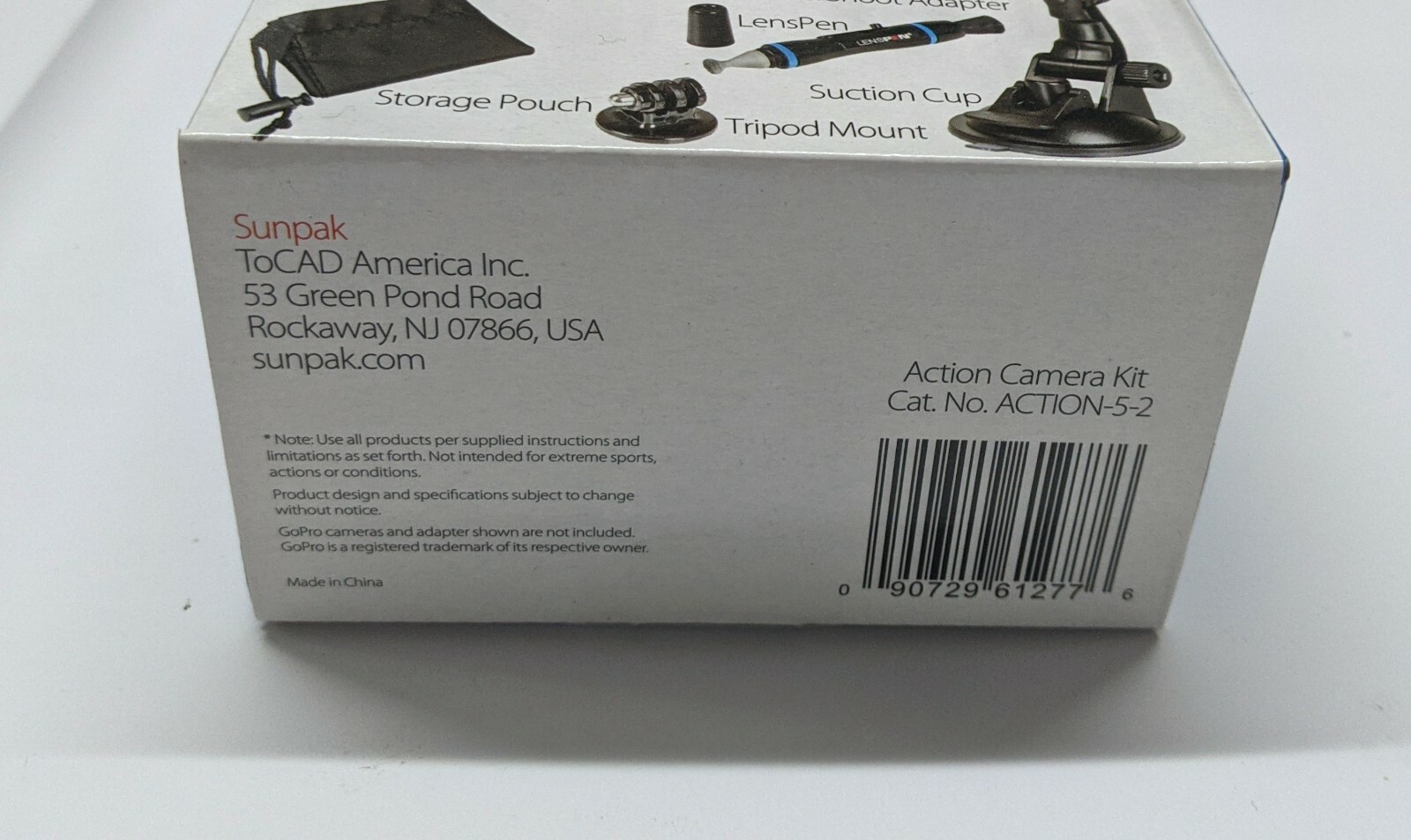 Sunpak GoPro Camera Accessory 6-Piece Kit (Camera Not Included)