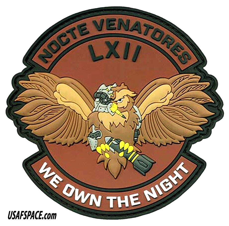 USAF 62nd EXPEDITIONARY ATTACK SQ-62 EATKS- MQ-9 Reaper-Creech AFB-OCP VEL PATCH