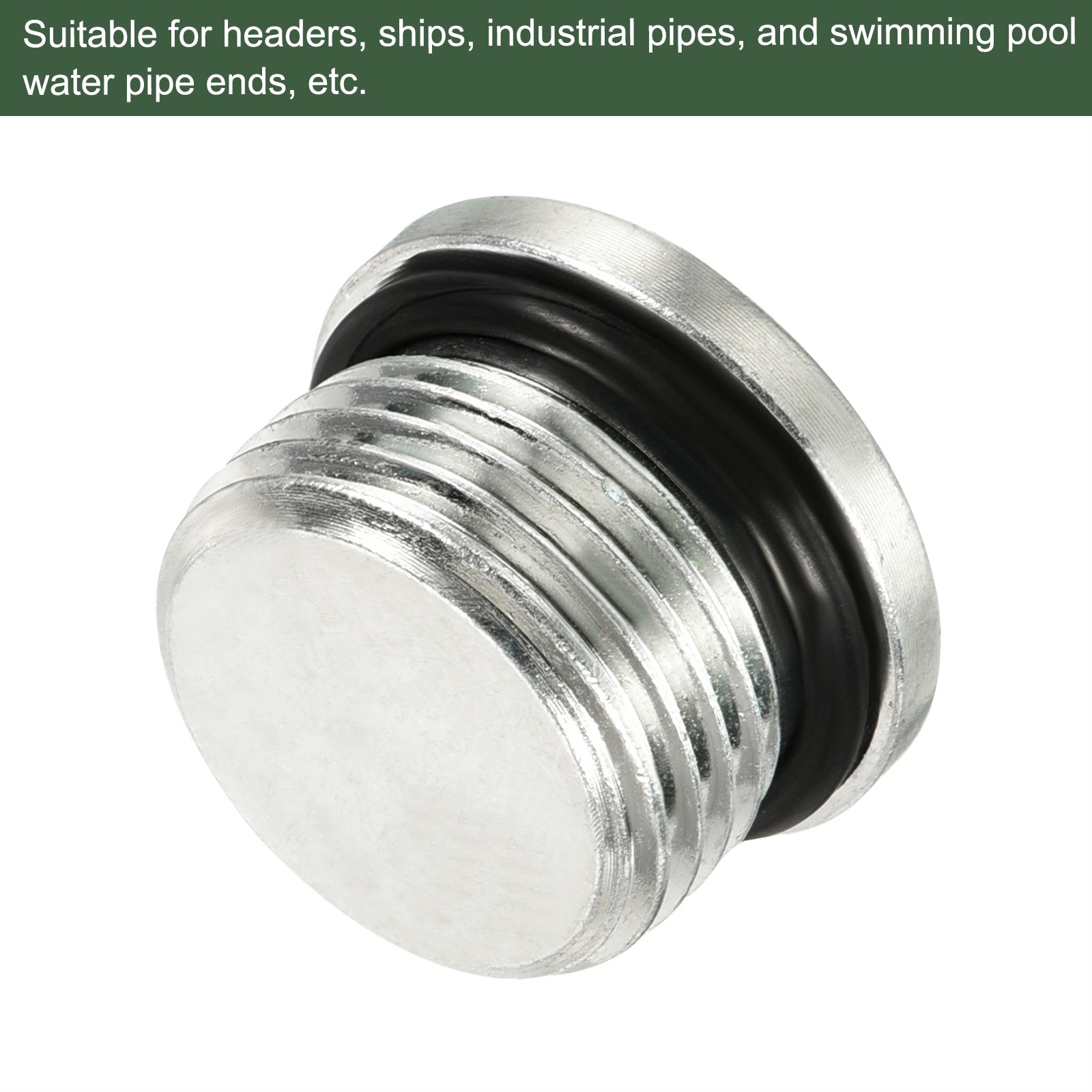 7/8-14UNF Pipe Plug,for Terminate Pipe Ends (Silver)