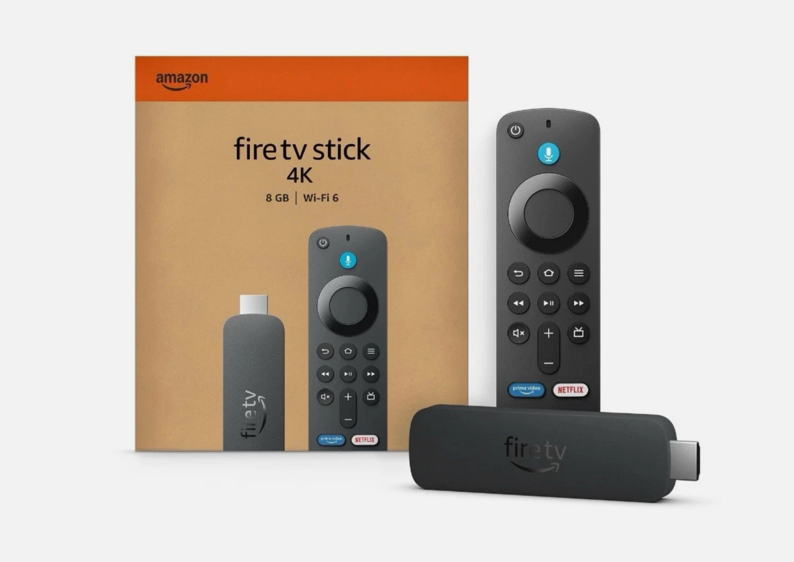 Amazon Fire TV Stick 4K Streaming Media Player W/Alexa Remote WIFI  6 - NEW