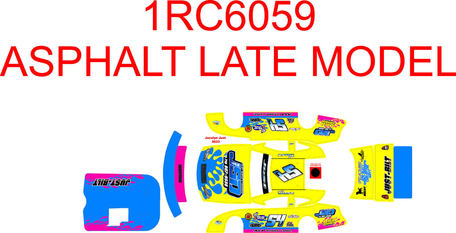 1RC ASPHALT LATE MODEL 1RC6059  WRAP  JOCELYN JUST 2023