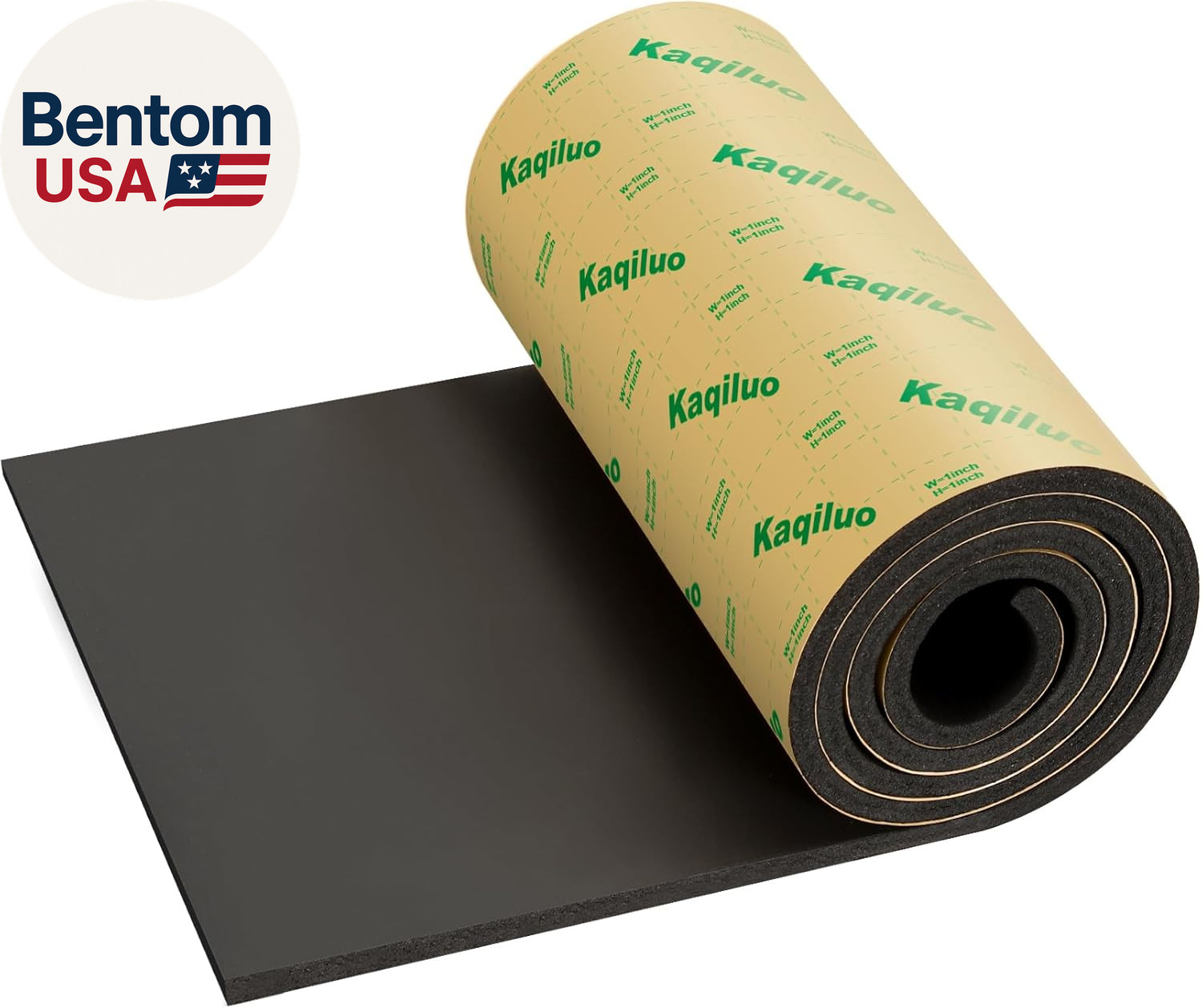 High Density Self-Adhesive Sound Insulation Acoustic Closed Cell Foam, 5.8 Sqft
