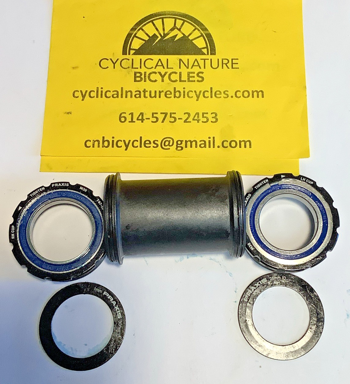 Praxis T47 M30 internal bottom bracket , new bike take-off