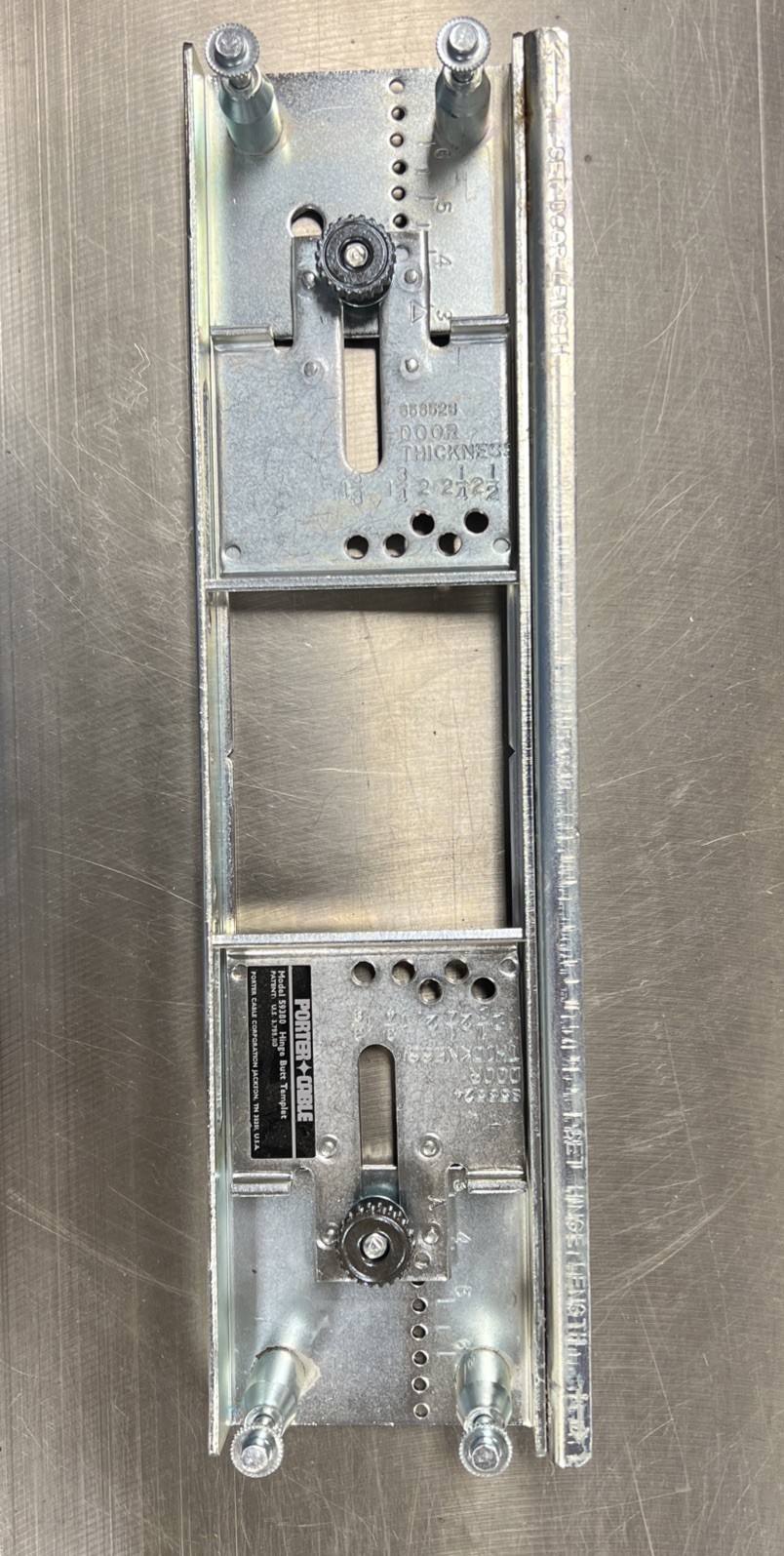 Porter Cable Hinge Butt Template Model #59380