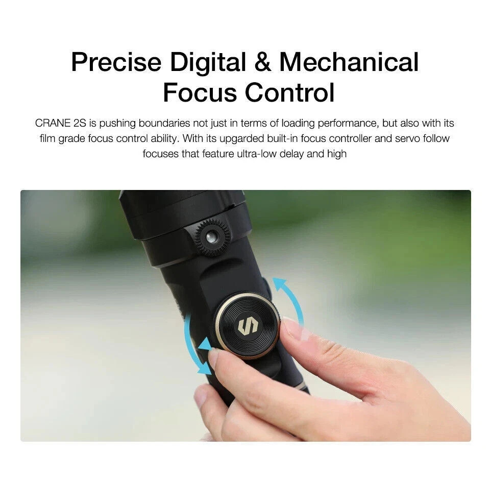 ZHIYUN CRANE 2S 3Axis Handheld Gimbal Stabilizer DSLR Mirrorless Camera