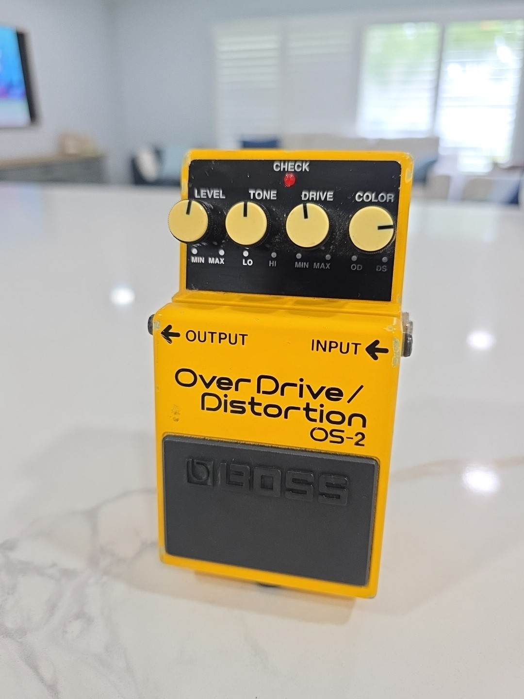 BOSS Over Drive / Distortion  OS-2 Guitar Pedal Made In Taiwan