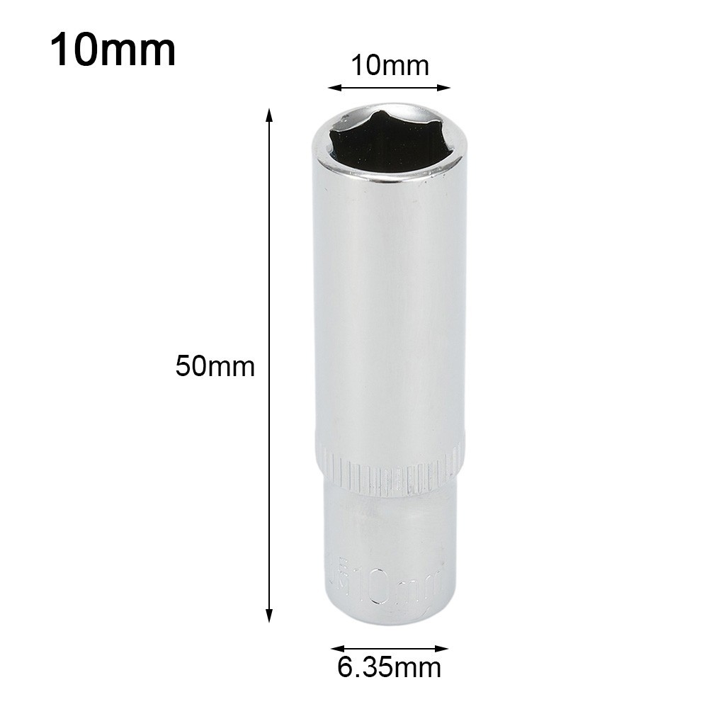 Deep Sockets Deep Sockets Deep Sockets High Grade Chrome Vanadium Steel Socket