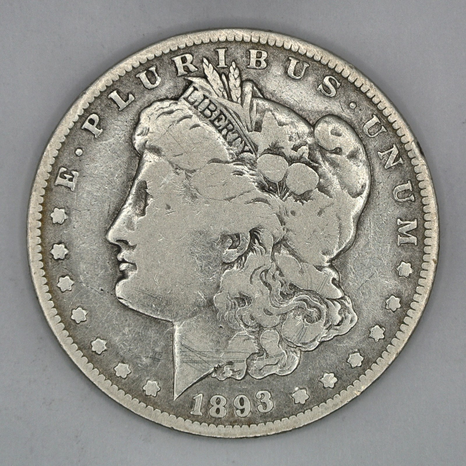 1893-O Morgan Silver Dollar