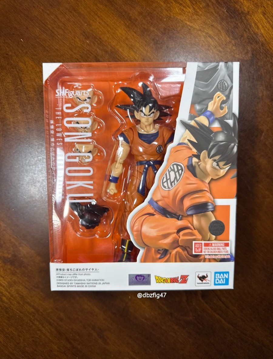 SH Figuarts Dragon Ball Z Son Goku The Lowest Born Saiyan Store Exclusive *NEW*