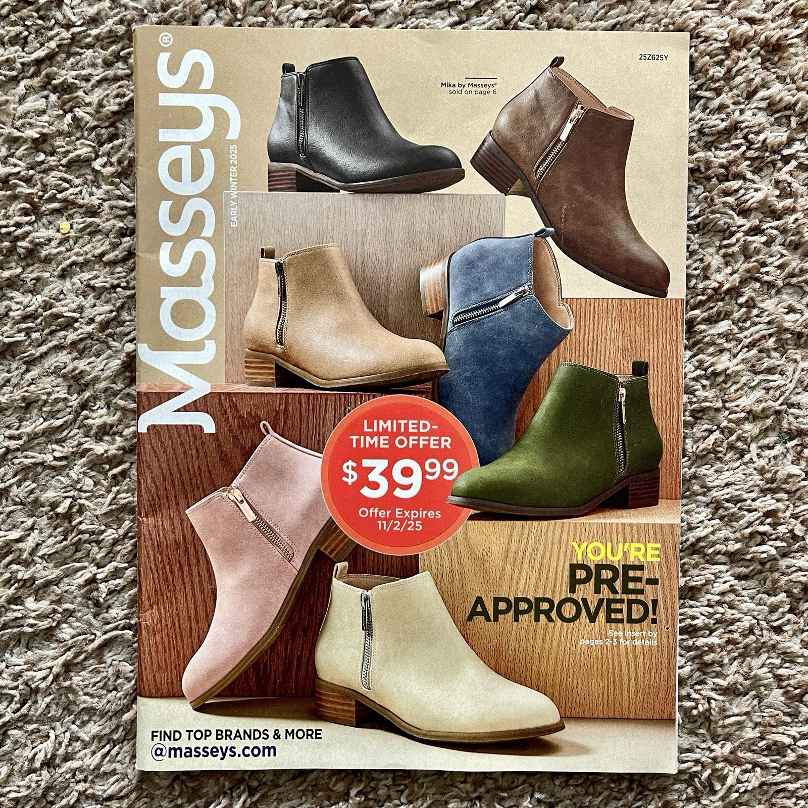 Masseys Fall Autumn 2025 Catalog FAST SHIP